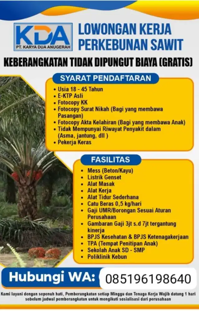 loker perkebunan