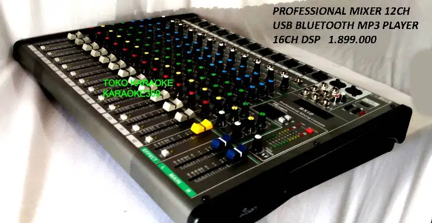 PROFESSIONAL MIXER  12CH HRG 1.899.000 Support BLUETOOTH + USB mp3 Pla