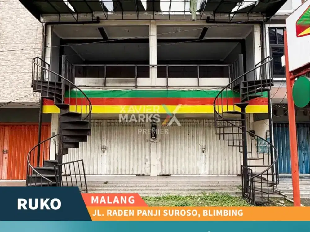 Dijual Ruko Cocok Semua Usaha Nol Jalan Panji Suroso Malang