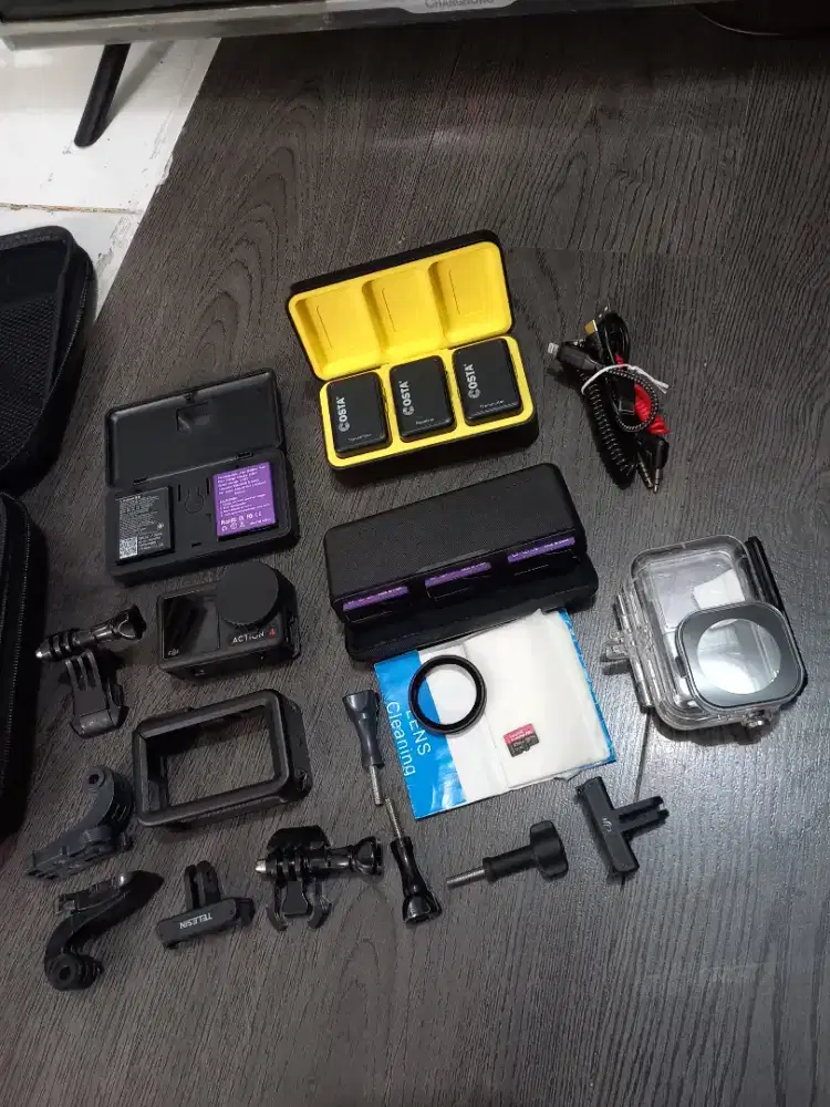 KAMERA | Action Cam DJI Action 4 | Fullset setup vlog no minus