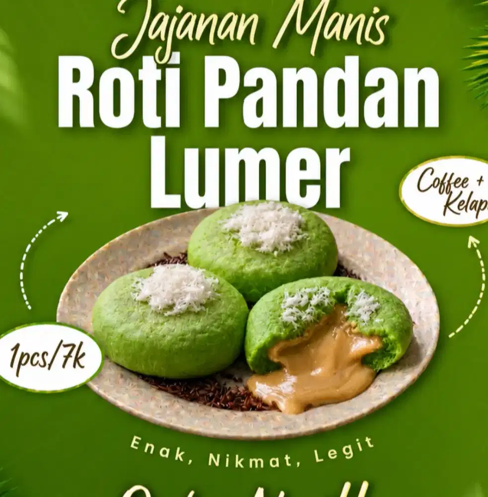 ROTI PANDAN COFFE LUMER