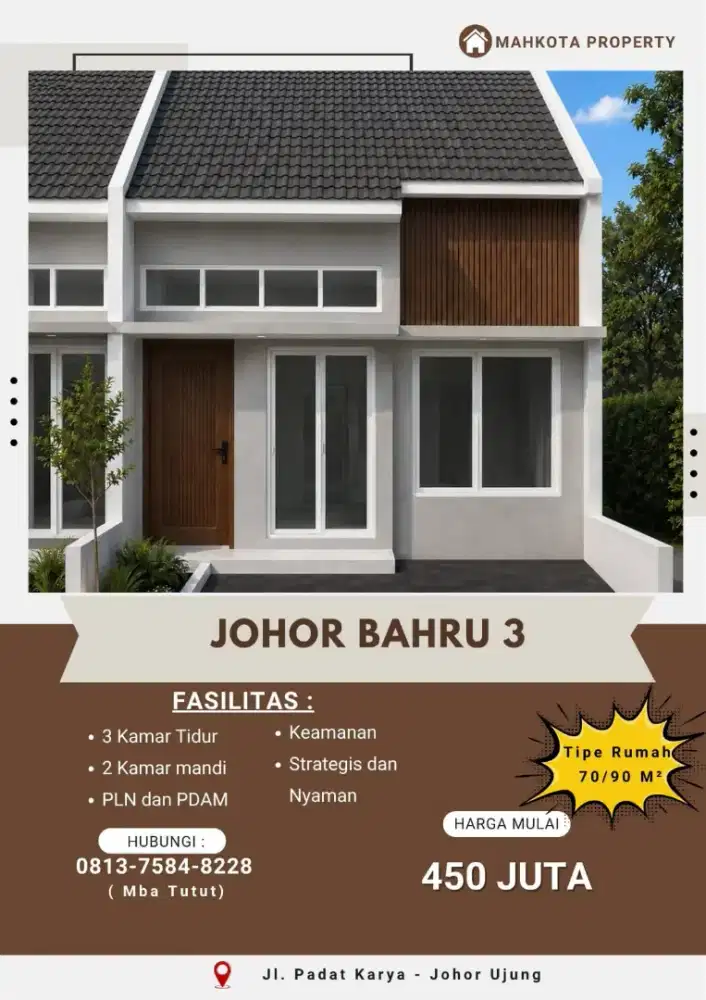 JOHOR BAHRU 3 JALAN PADAT KARYA UK 7X12