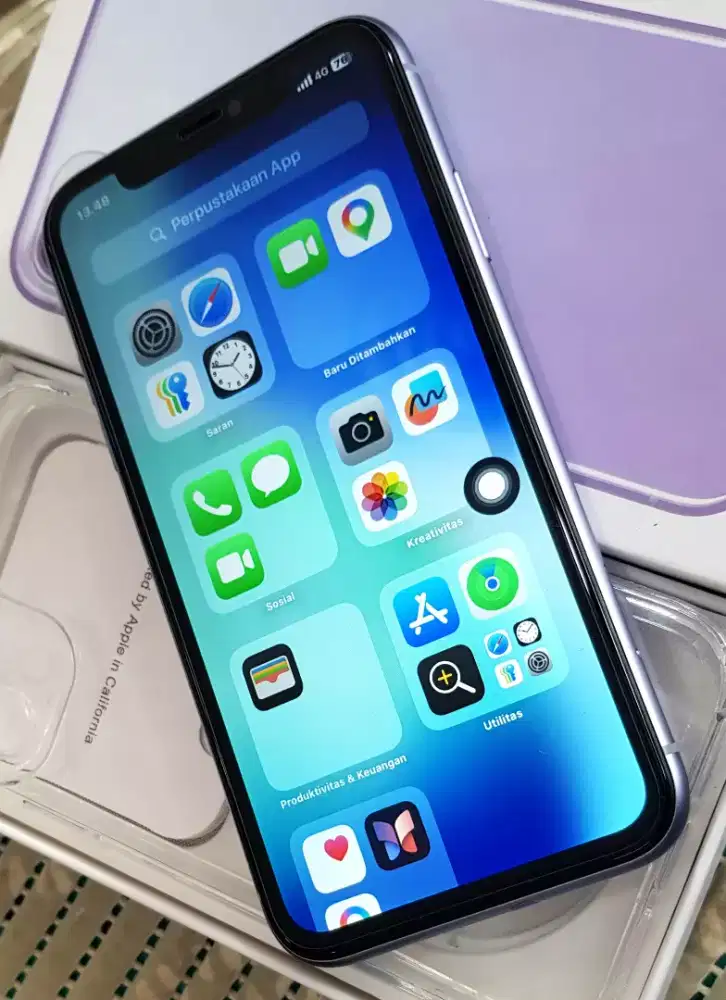 iPhone 11 64 inter mlus lengkap all operator