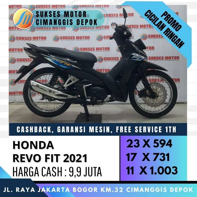 HONDA REVO FIT 2021 SPESIAL PROMO CASHBACK UPTO 500