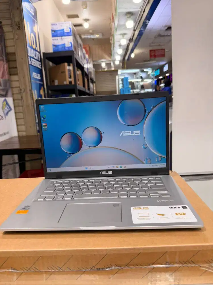 Laptop asus vivobook intel core i3 gen 10 ram 4gb ssd 256gb siap pakai
