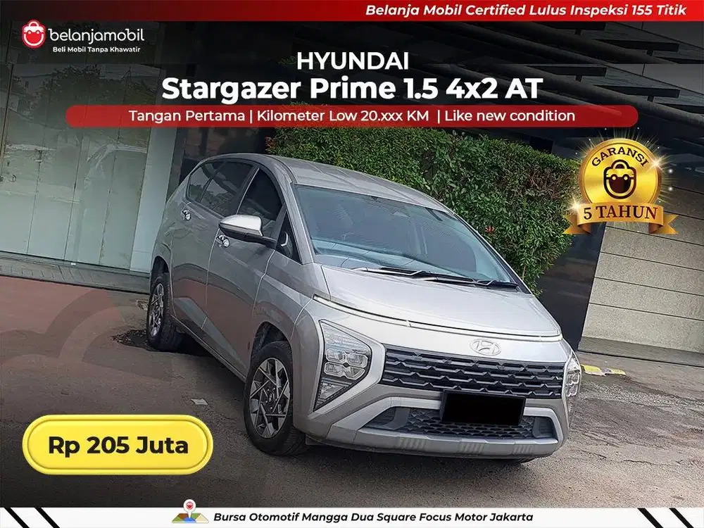 [ GARANSI 5TH ] Hyundai Stargazer Prime 1.5 4x2 AT 2023 2024