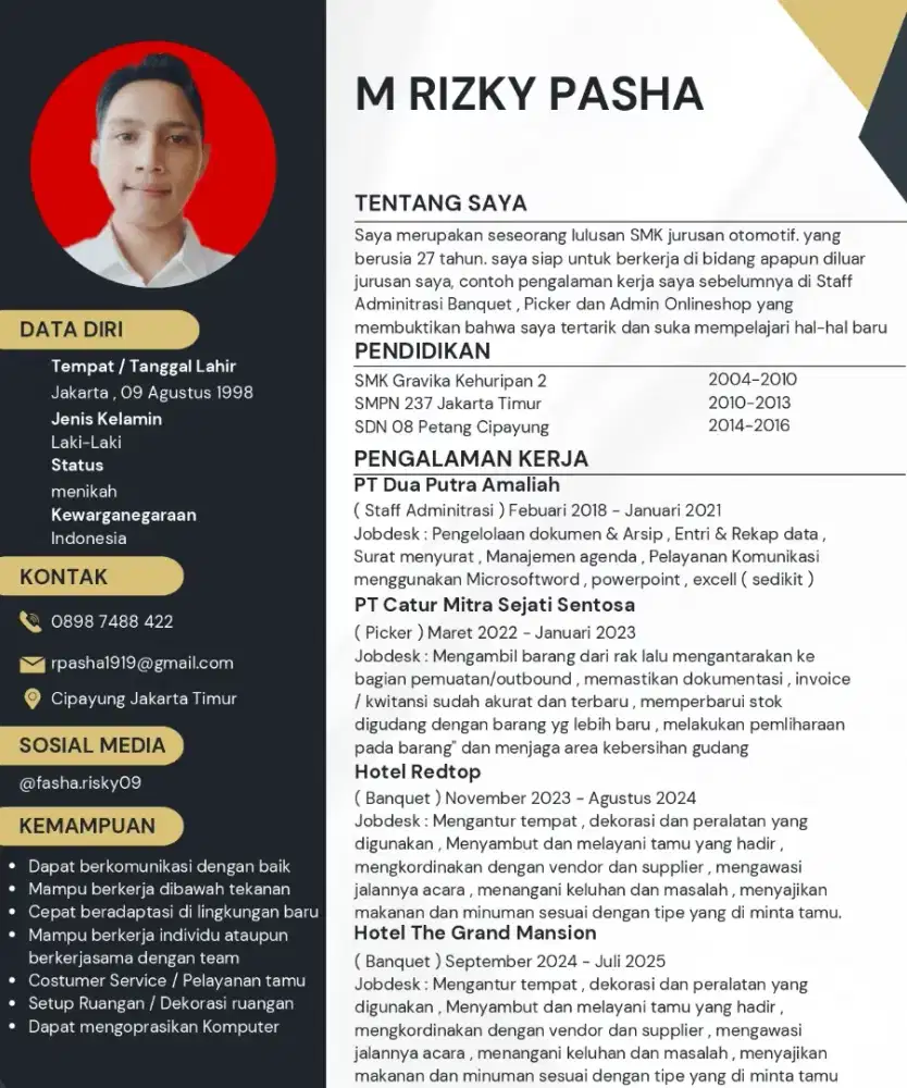 Info lokernyaa bapak/ibu