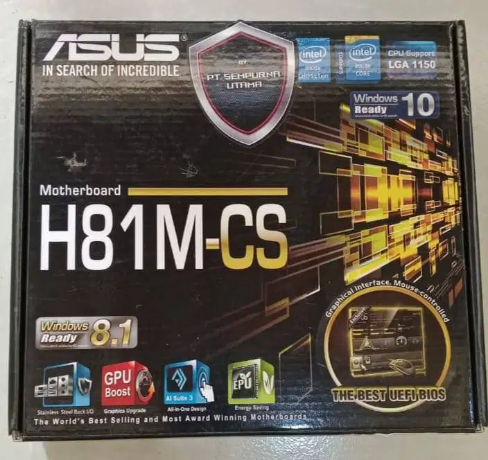Motherboard ASUS H81M-CS Intel Socket 1150