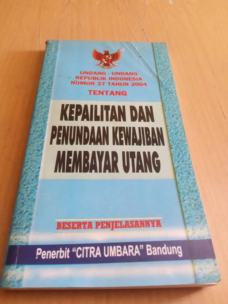Buku Hukum Bekas Original