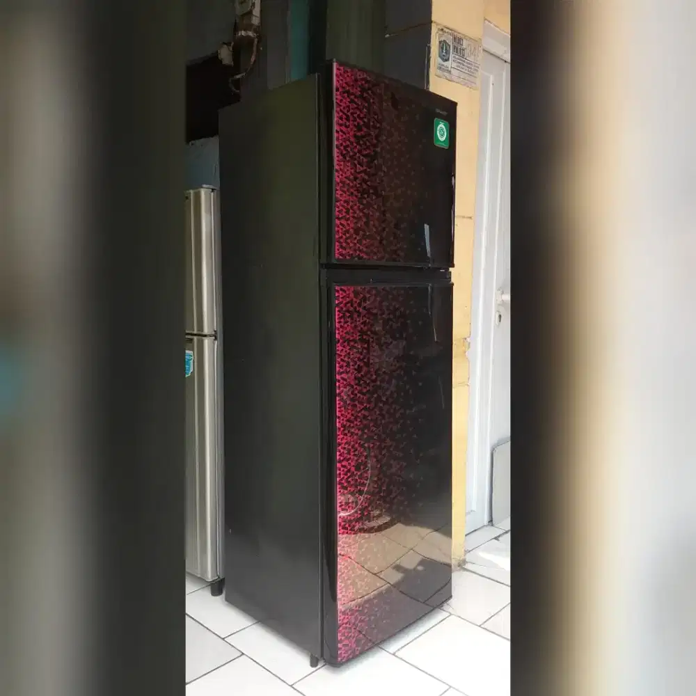 Kulkas Sharp 2 Pintu Normal Dingin Beku Uk Tinggi Joss Gress Istimewa