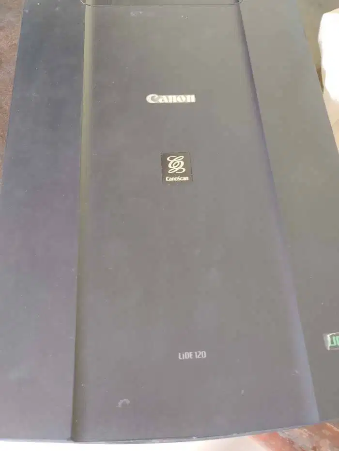 Scanner Canon Lide 120 scanner flatbed bekas fungsi normal win 11,10,7