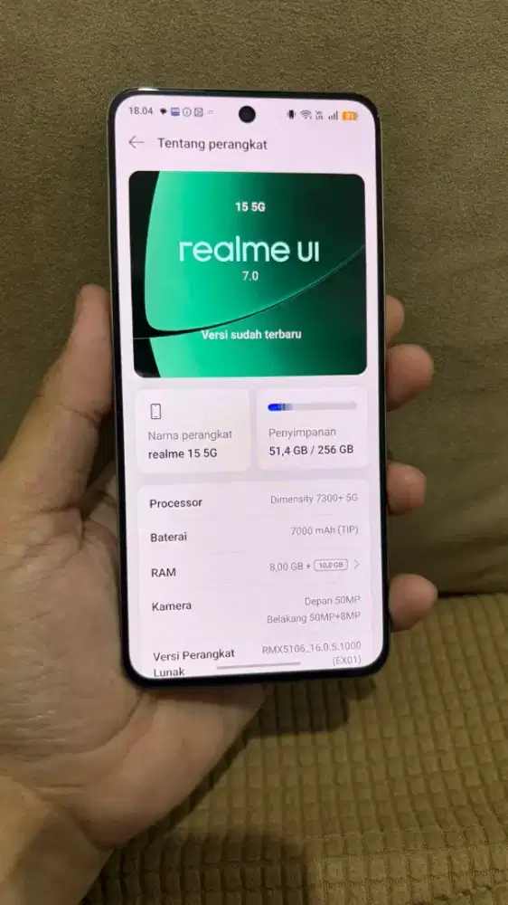 Realme 15 5g 8/256gb second