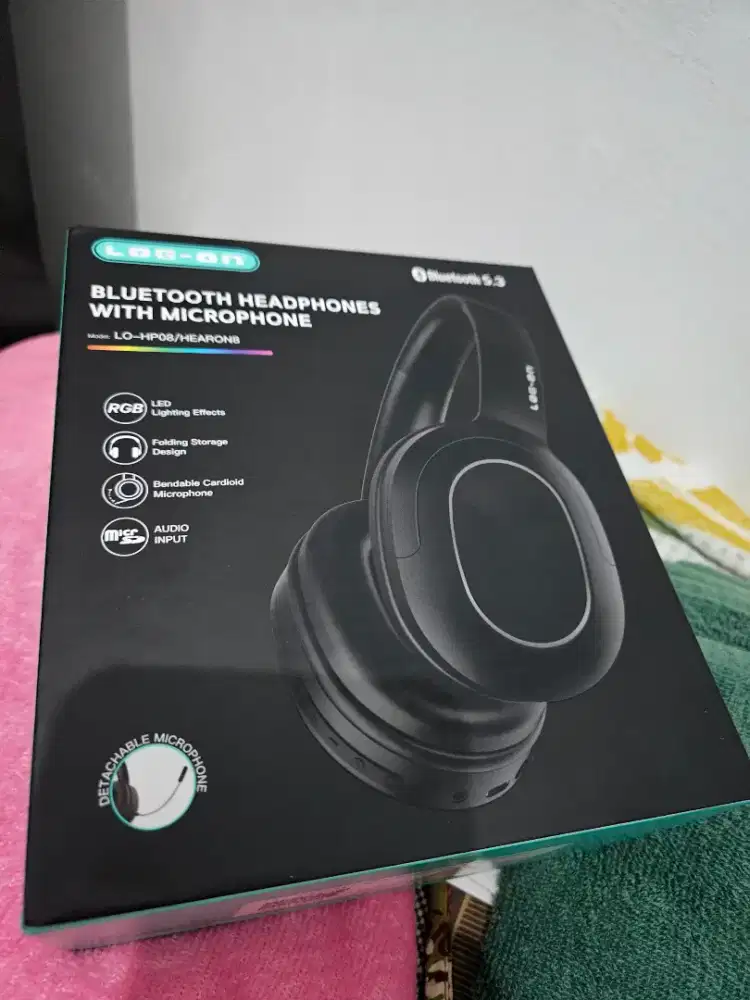 Log On Headset Head phone LO-HP08
