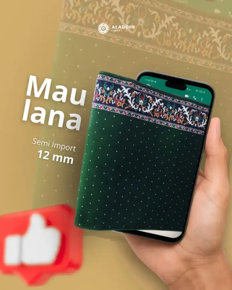 Karpet Masjid Semi impor murah langsung dari gudangnya tipe Maulana