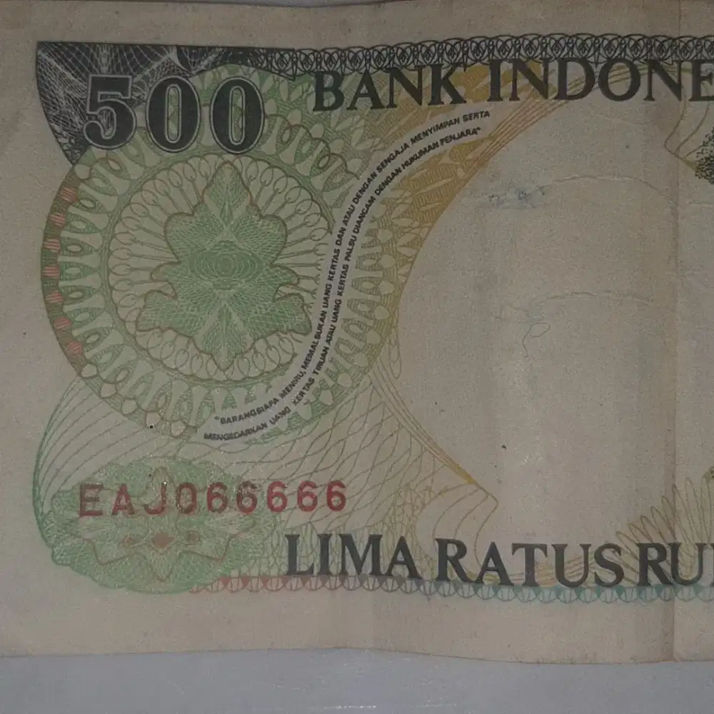 Uang jadul 500 dan 100
