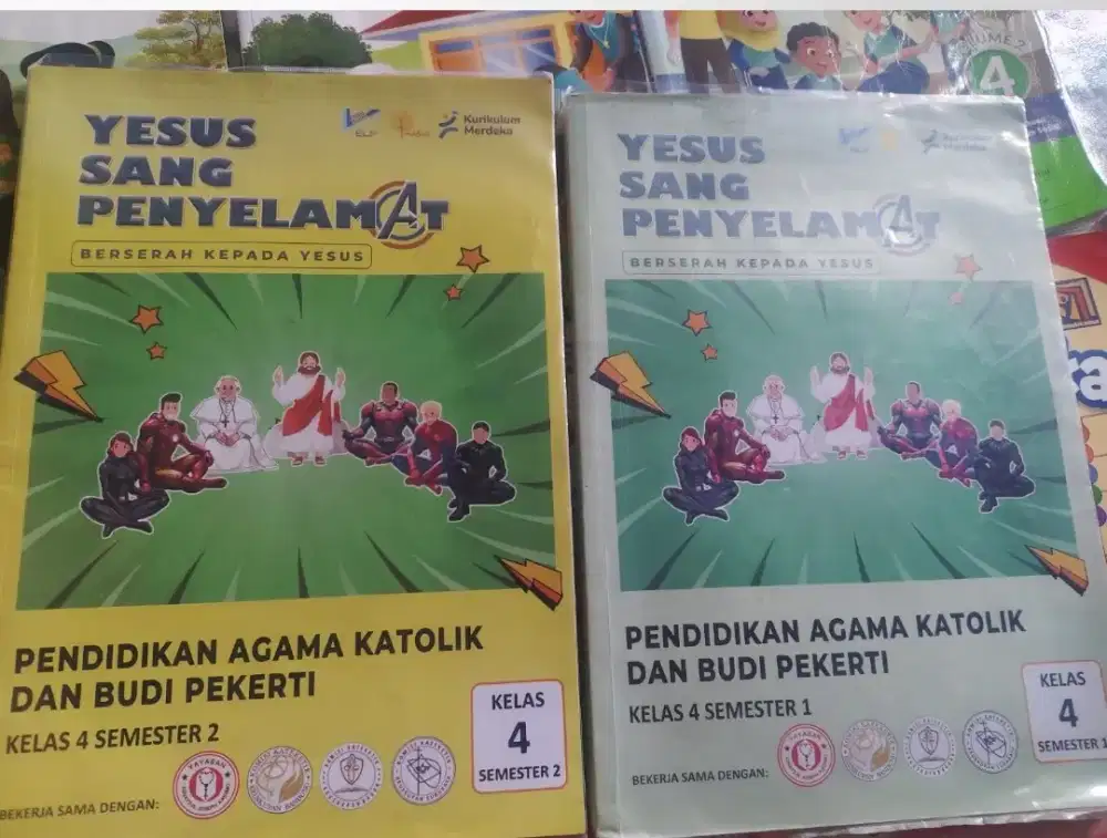Preloved buku agama katolik kelas 4 vol 1 & 2
