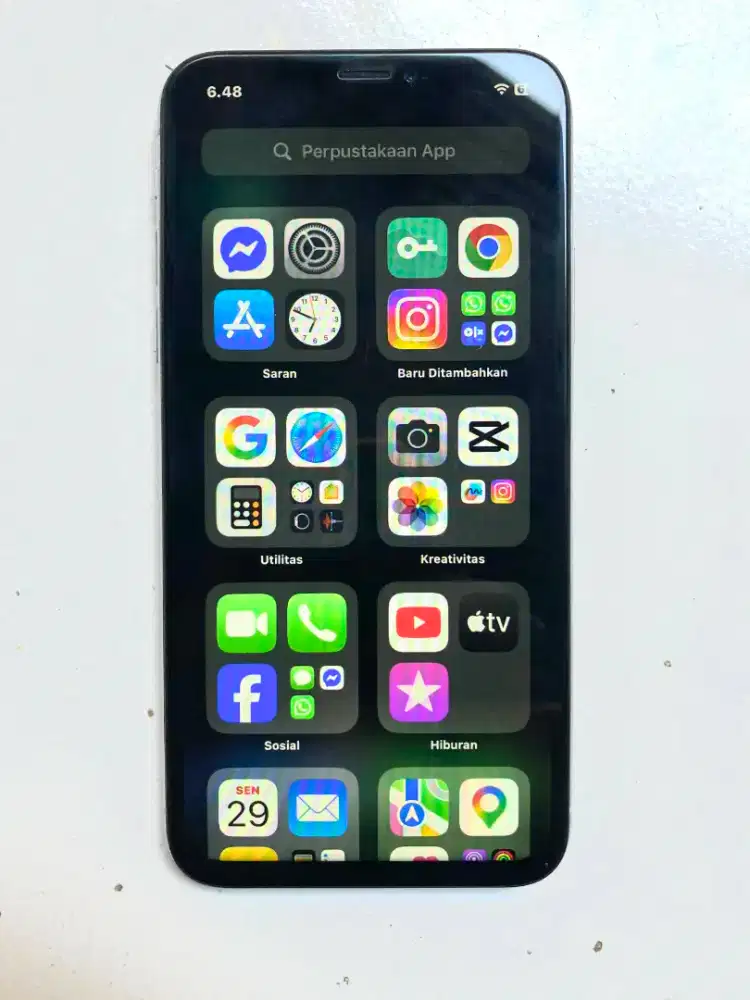 Iphone x 64gb kel fullset