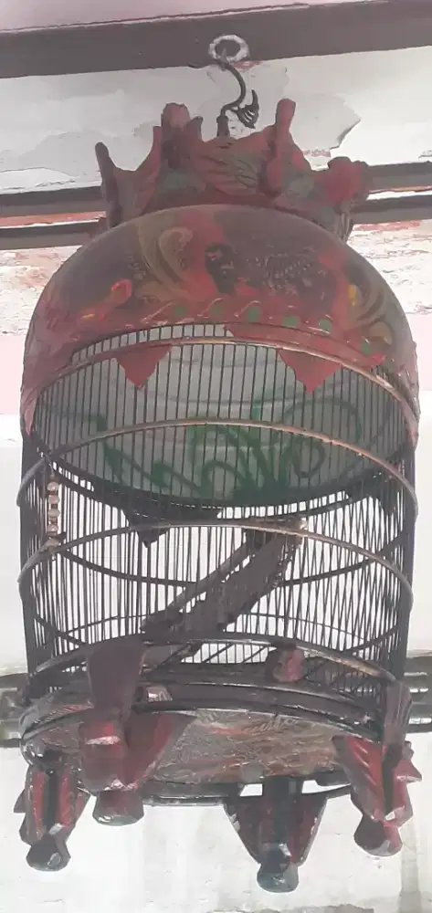Sangkar burung perkutut tinggal pakai