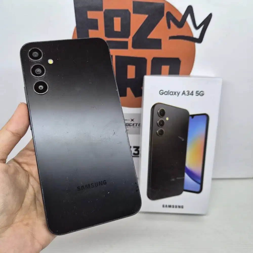 Samsung A34 5G 8/128gb FULLSET MULUS NO MINUS
