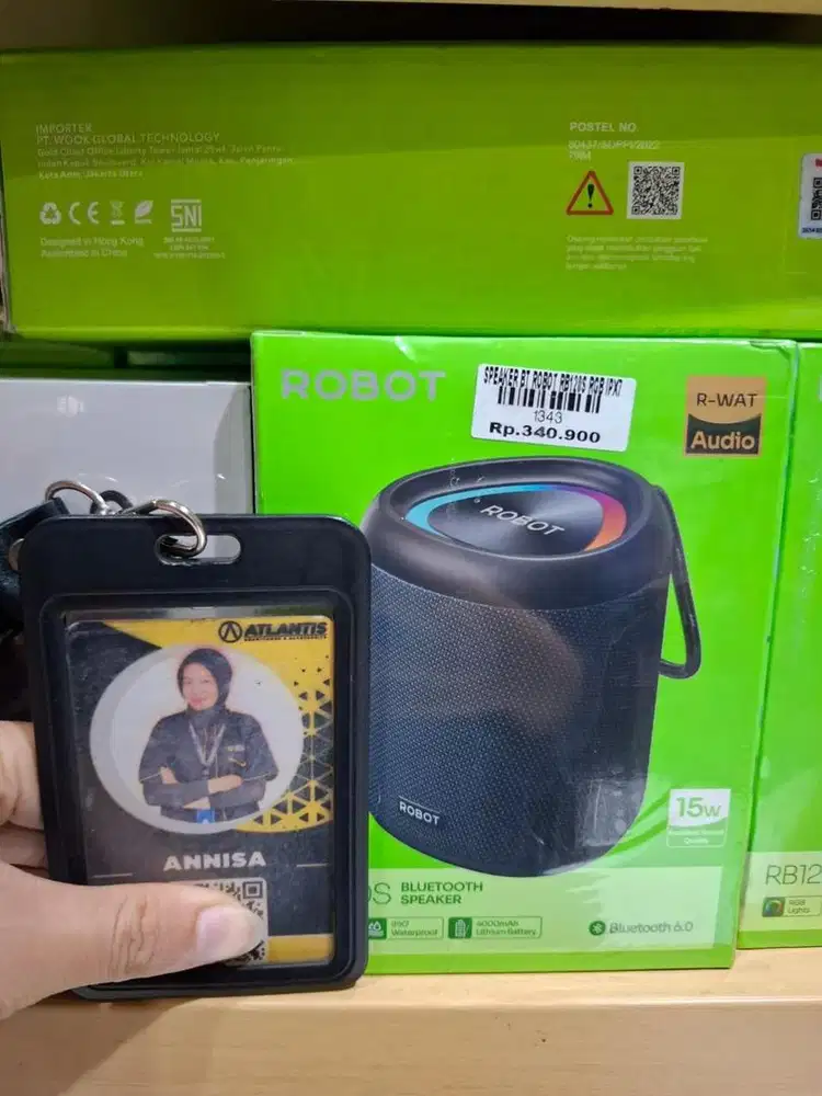 SPEAKER BT ROBOT RB120S RGB | ATLANTIS DAHSYAT