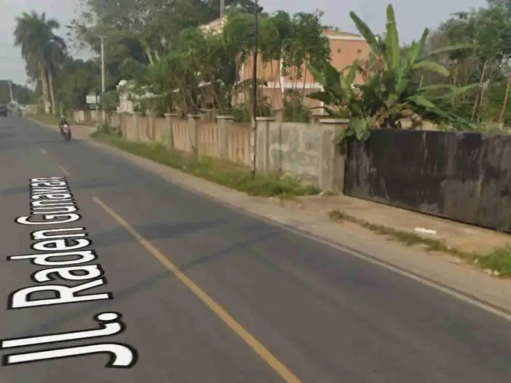 tanah 3782 meter di raden gunawan hajimena