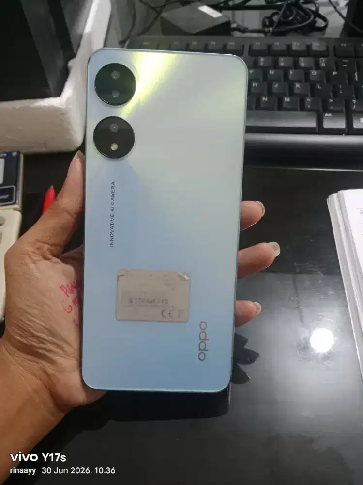 Oppo a78 ram 8 batangan no minus