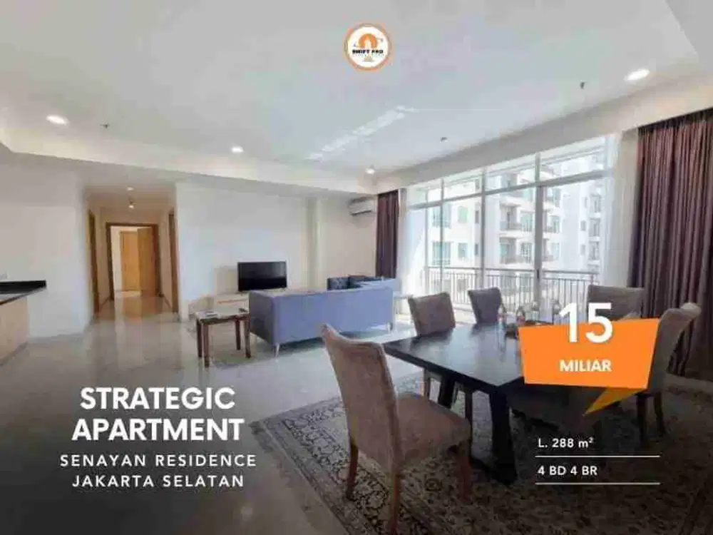 Dijual Apartment Senayan Residence Jakarta Selatan