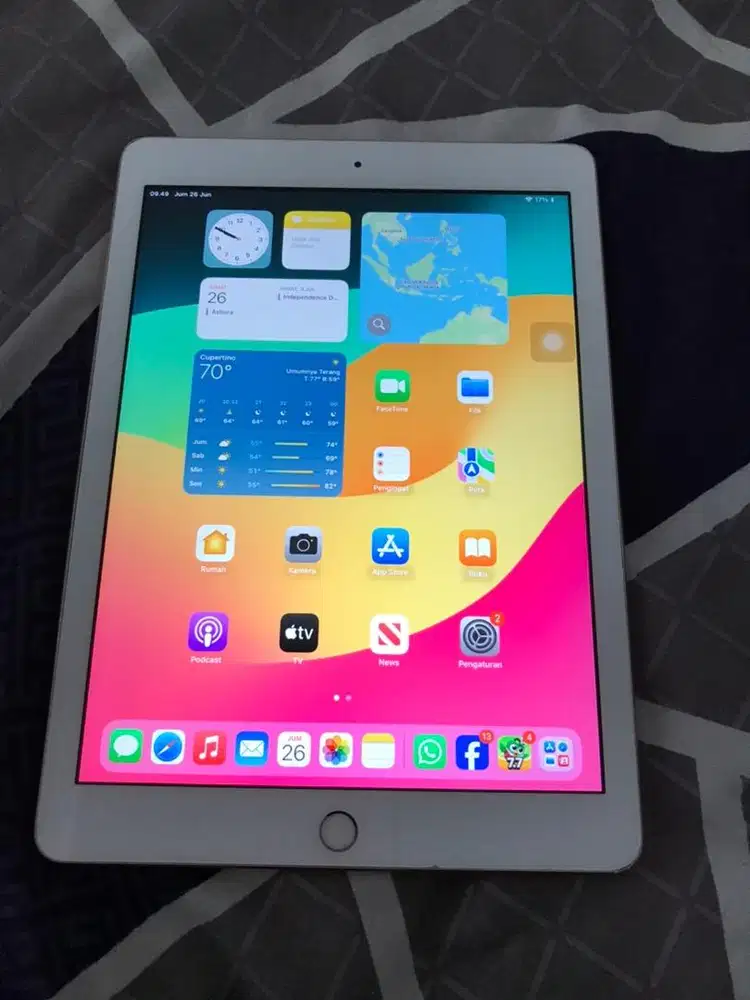 iPad Generasi 6 128GB Gold Wifi Only