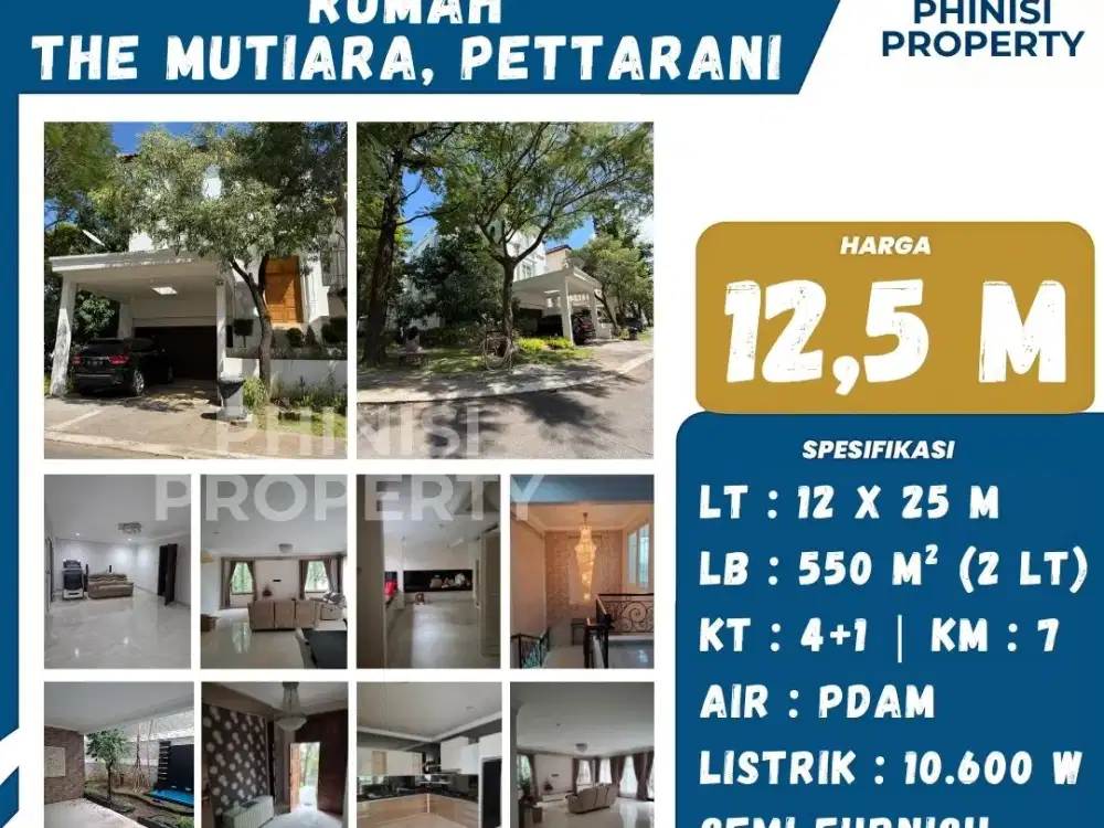 Dijual Rumah Mewah di The Mutiara Pettarani – Makassar