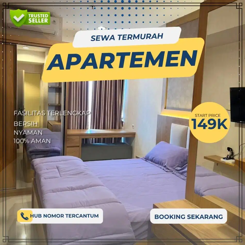 Sewa apartemen Bekasi Springale Summarecon SMB Harian/Transit Murah