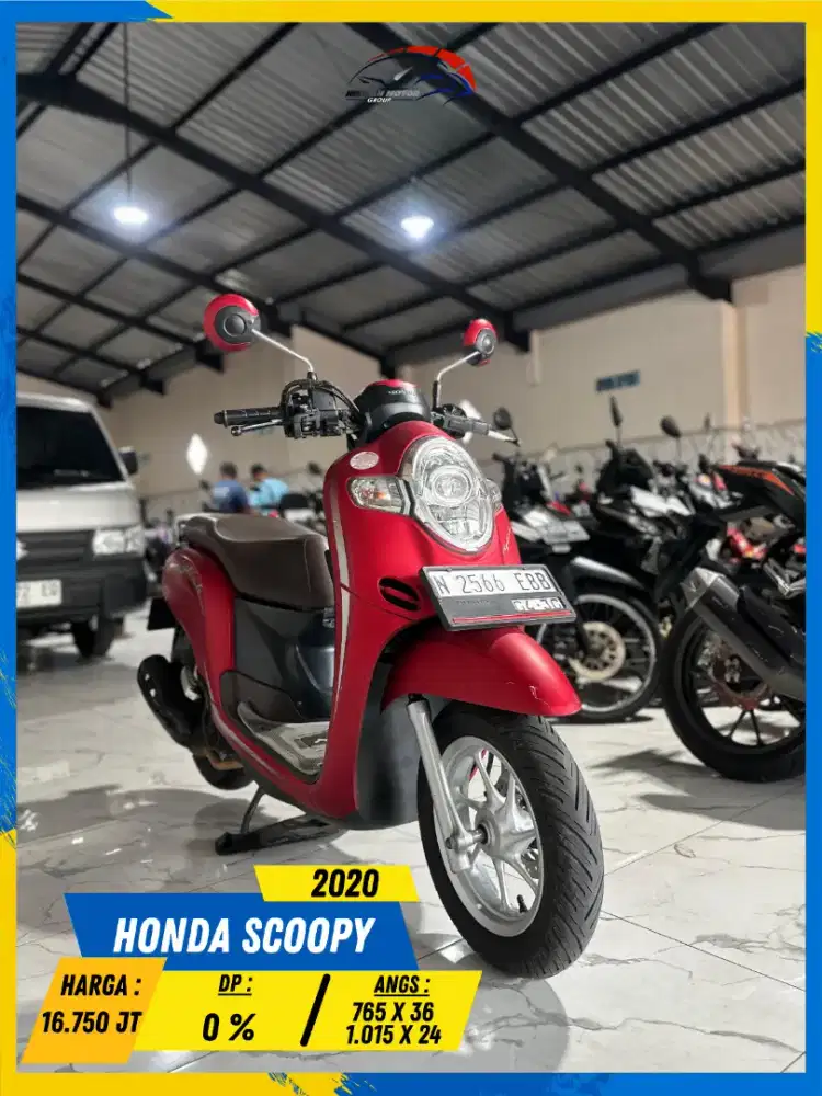HONDA SCOOPY 2020 BARANG READY MASZEHH HIKMAH MOTOR KEPUH MALANG