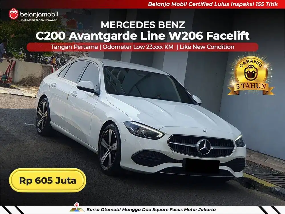 [LOW KM 23RB] Mercedes Benz Mercy C 200 C200 Avantgarde W206 2022/2023