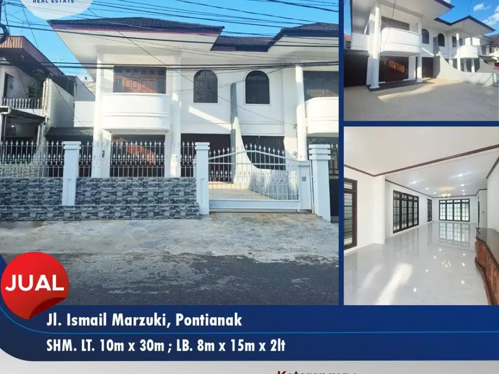 Rumah Kawasan Elit Akses Mudah di Tengah Kota Pontianak