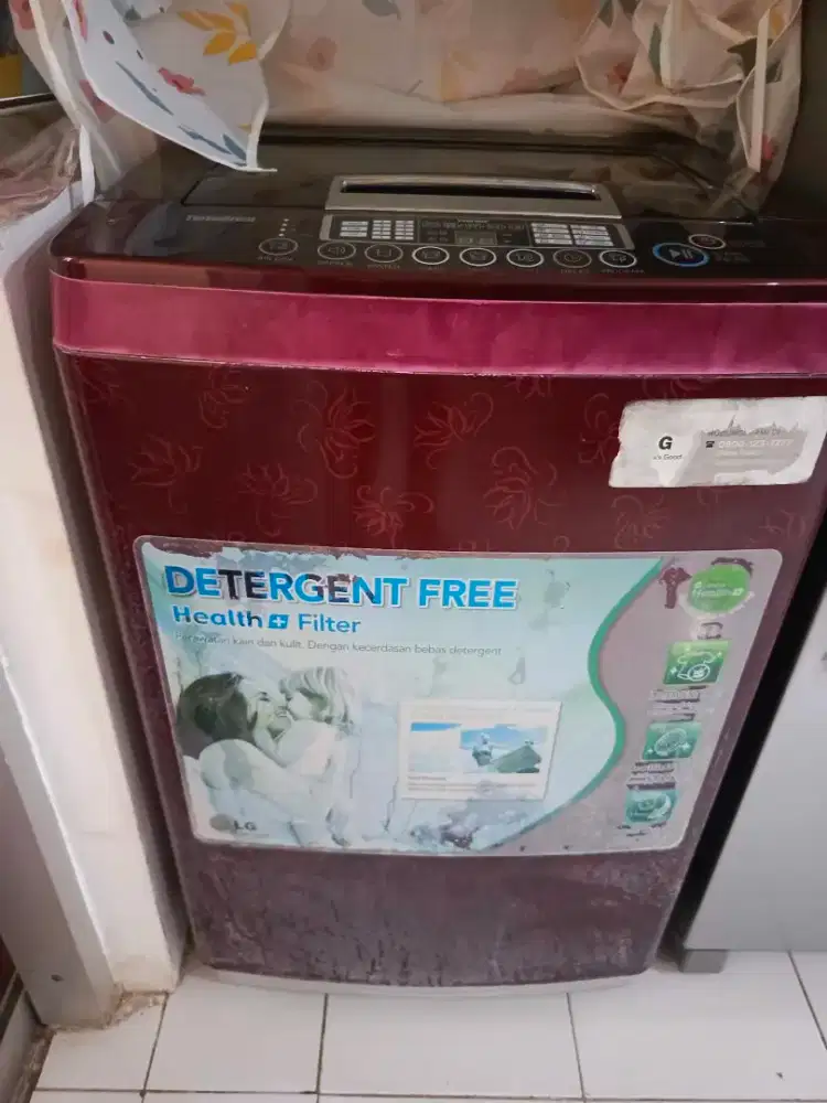 Mesin Cuci LG Turbo Drum bukaan atas