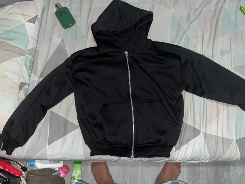 hoodie doble zipper