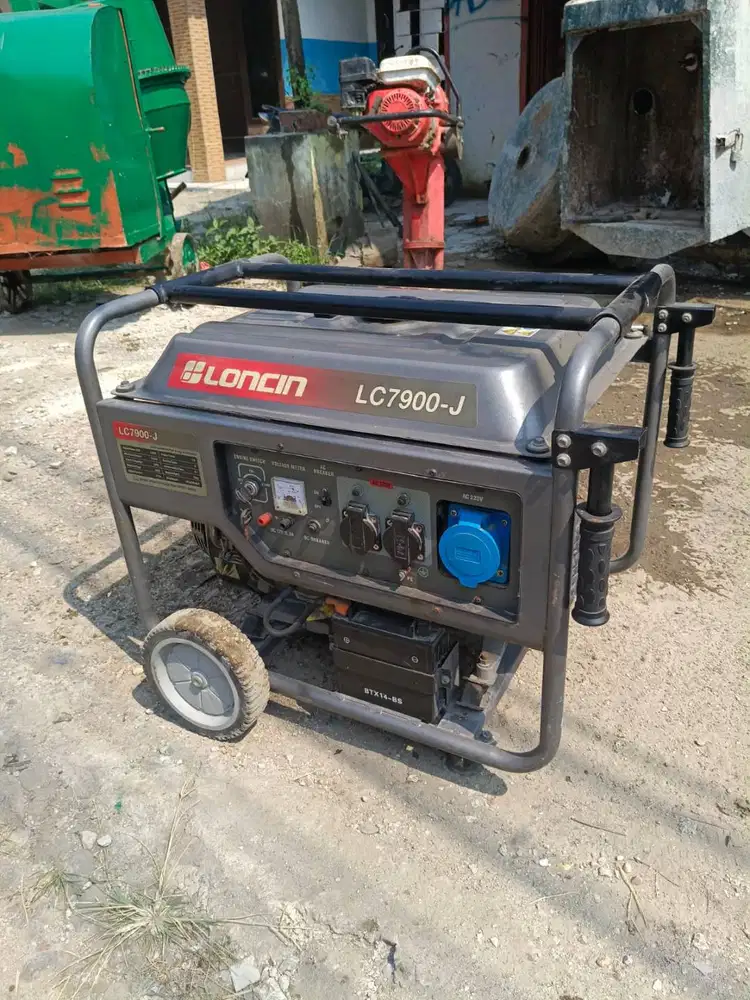 Jual Mesin Genset Loncin 5500WATT Kondisi Mulus Siap Pakai