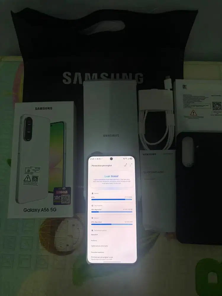 SAMSUNG GALAXY A56 8/256 MULUS, NO DENT, LIKE NEW