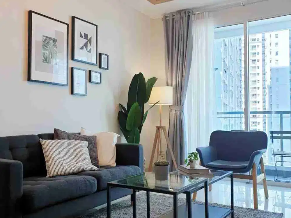 Sewa Unit Apartemen Grand Madison Tanjung Duren Kondisi Furnished Lengkap Tipe 3 BR