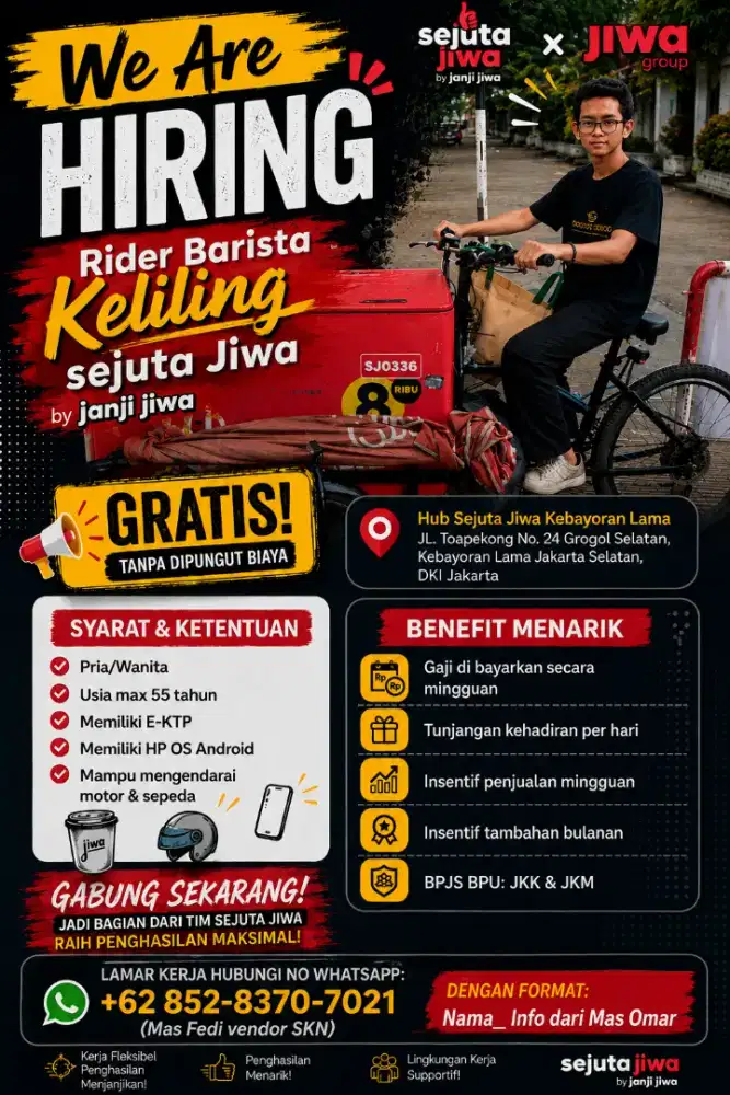 Lowongan kerja Rider