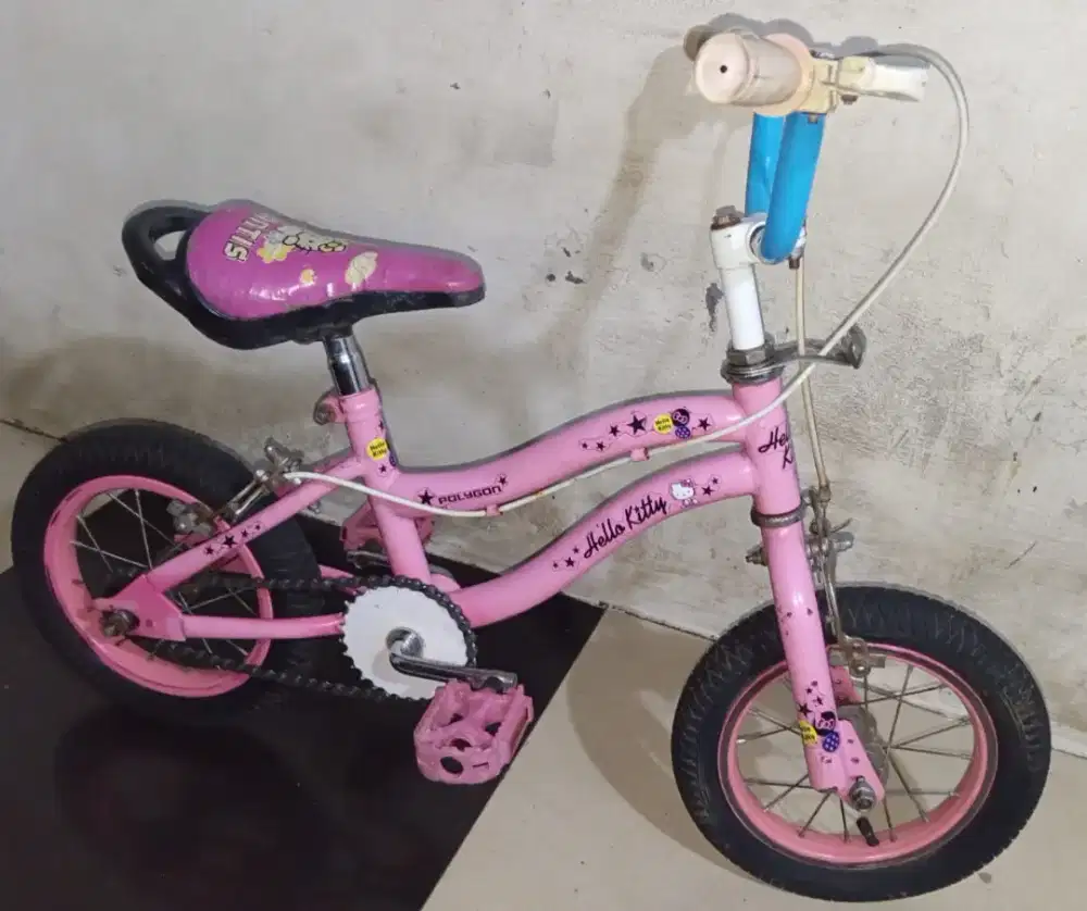 Sepeda anak ukuran 12 kondisi normal