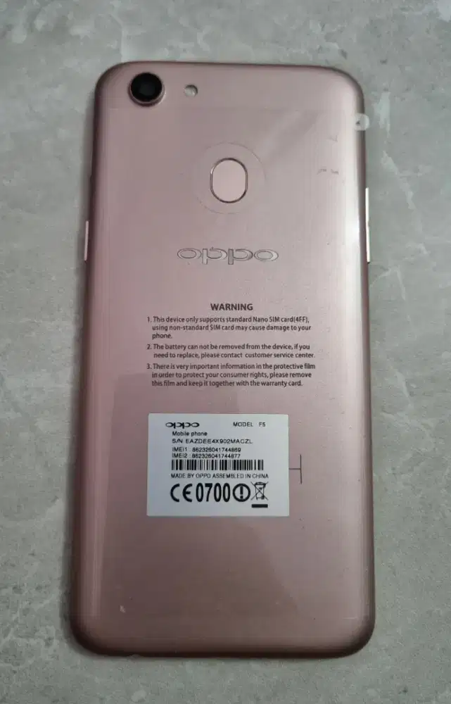 Dijual Handphone OPPO F5