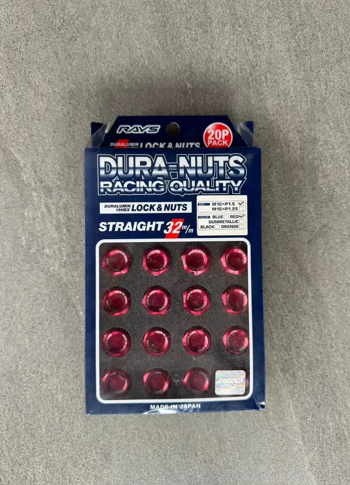 Rays Lug Nut Japan Original Red Innova