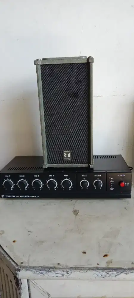 Di jual amflyfier toa +  1 speaker toa bekas