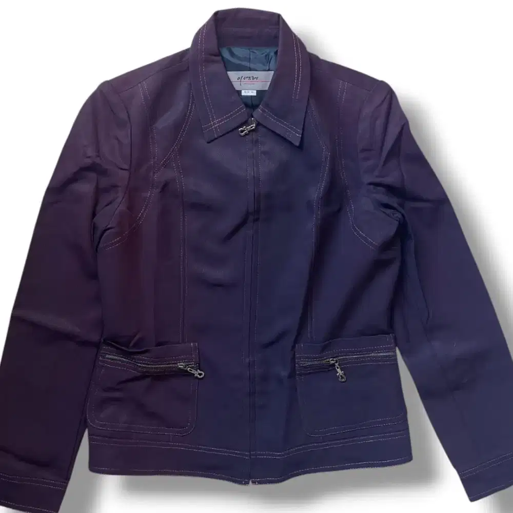 Jaket Purple Kasual