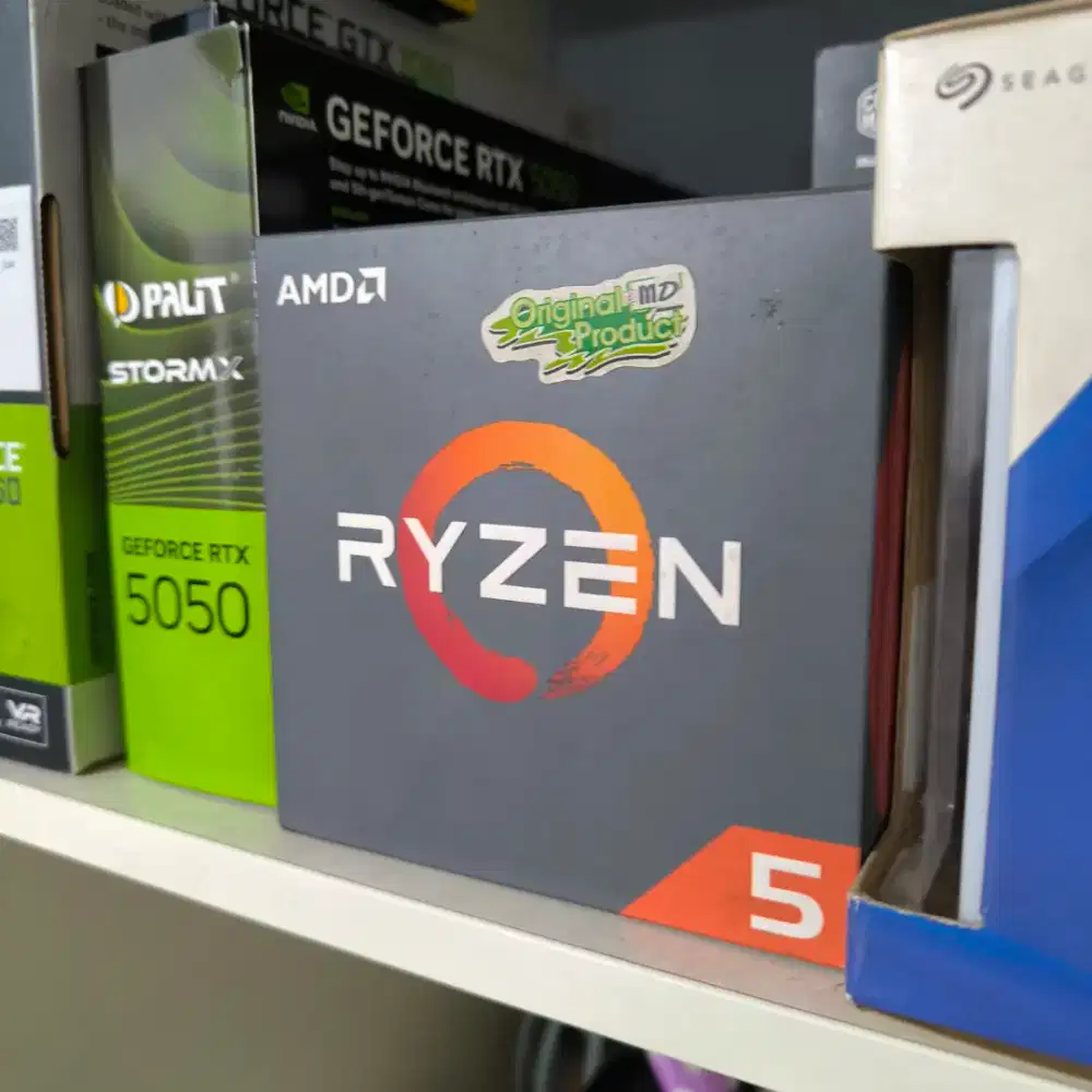 Prosesor AMD Ryzen 5 1600 Box + Fan Original Fullset Normal