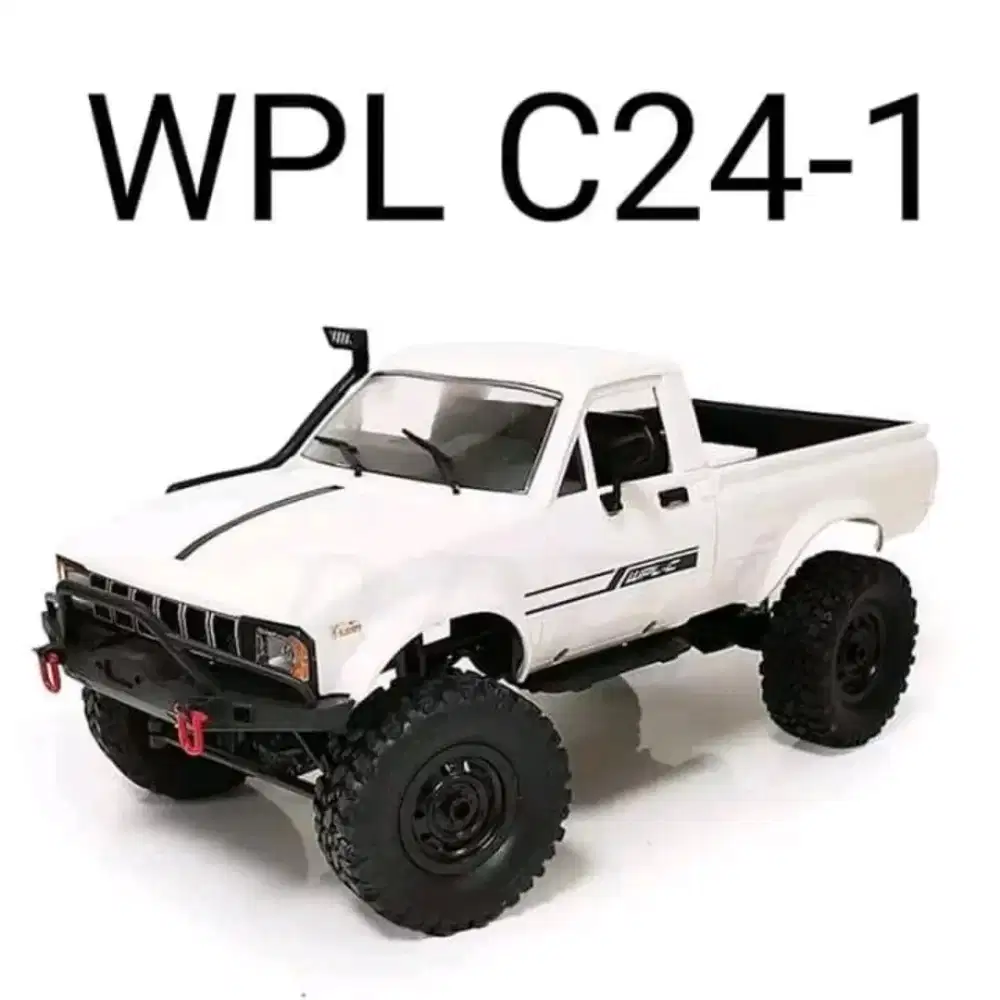 RC mobil remot WPL 1:16 C24 C24-1 RC Offroad 4WD 2.4Ghz Full Propo RTR