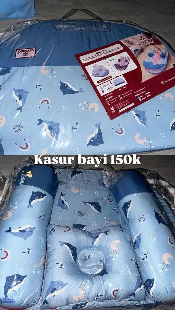 New kasur bayi kelambu