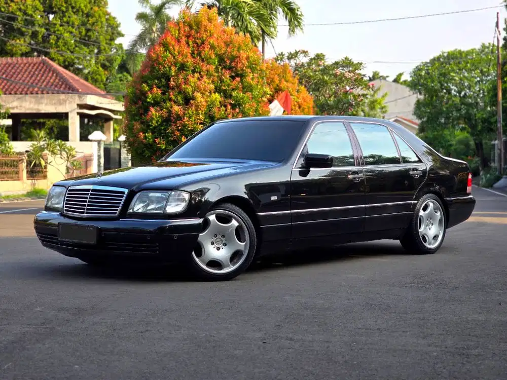 Mercedes Benz S320L 1995 W140 Mercy Hitam Long Wheelbase