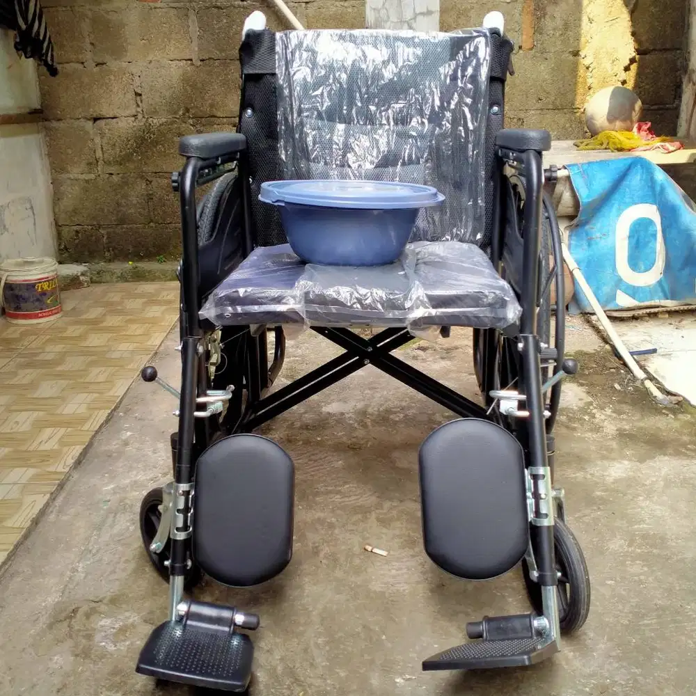 Jual kursi roda baru full set