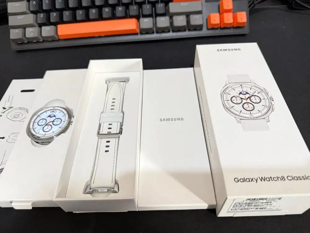 Galaxy Watch8 Classic Jam Samsung 8 Klasik Putih White